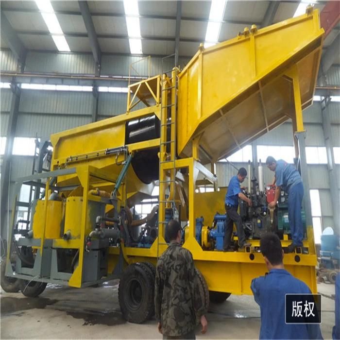 Gold Rotary Trommel Screen Gold Mining Machine