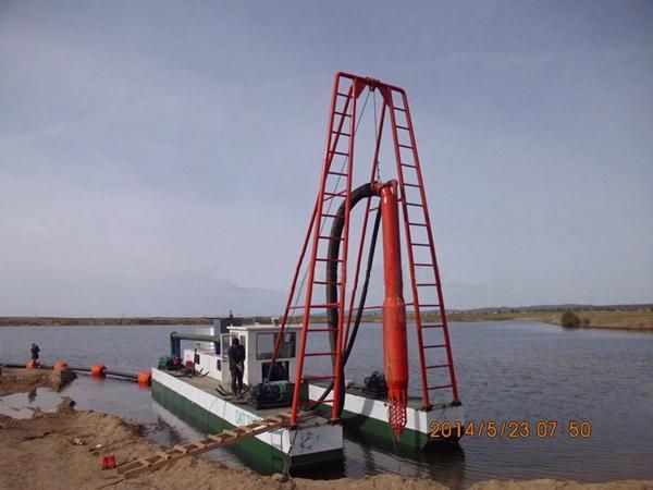 China Hydraulic Diesel Power Type River Sand Mining Equipment Jet Suction Dredger