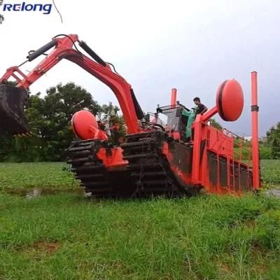 Amphibious Excavator Multifunction Dredgers for Waterways Cleaning and Sand Dredging for ...