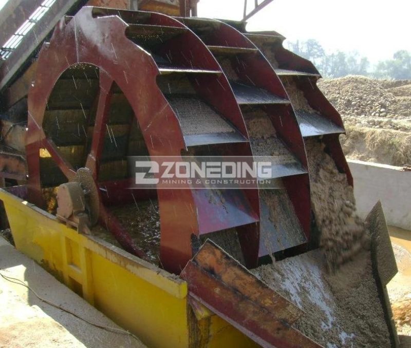 Industry Wheel Sand Ore Washing Machine Stable Operation Sealed Bearing