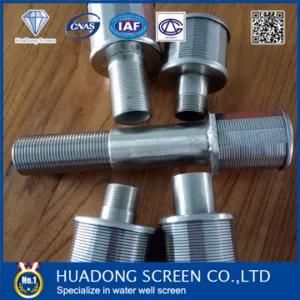Stainless Steel 304/316 Wedge Wire Screen Nozzle Filter with NPT Thread