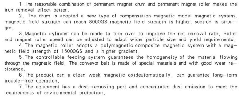 Permanent Magnet Roller Drum Type Magnetic Separator