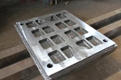 Mn18cr2 High Manganese Attachment Parts Jaw Plate Suit C145 Nordberg Jaw Crusher