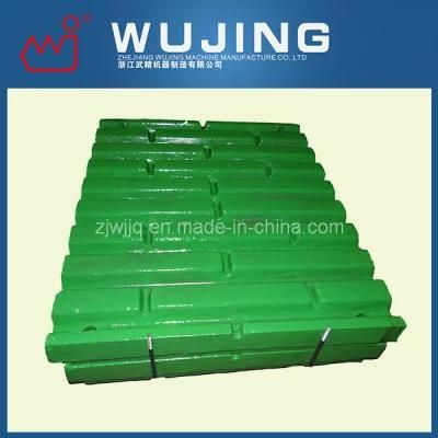 Jaw Crusher Spare Parts High Manganese Steel Jaw Plate Casting Crusher