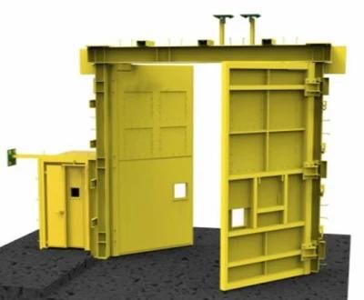 New Design High Pressure Z Type Pneumatic PLC Control Balanced Ventilation Mine Door for ...