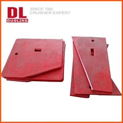 High Manganese Steel Jaw Crusher Spare Parts Cheek Plate, Side Plate