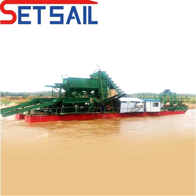 Chain Bucket River Mining Machinery for Lake Gold and Diamond