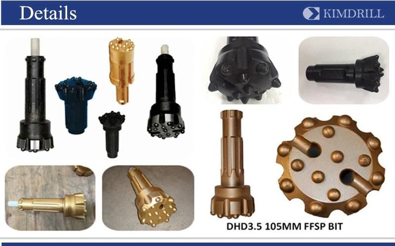 Portable Water Well Drilling Machine Parts 8 Inch Convex Face Stenuick a. S. S. 80 DTH Hammer Bit for Sandvik Drill Rig