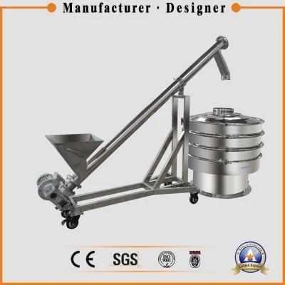Stainless Steel Sand Screw Conveyor for Lifting Used to Feed The Sieves