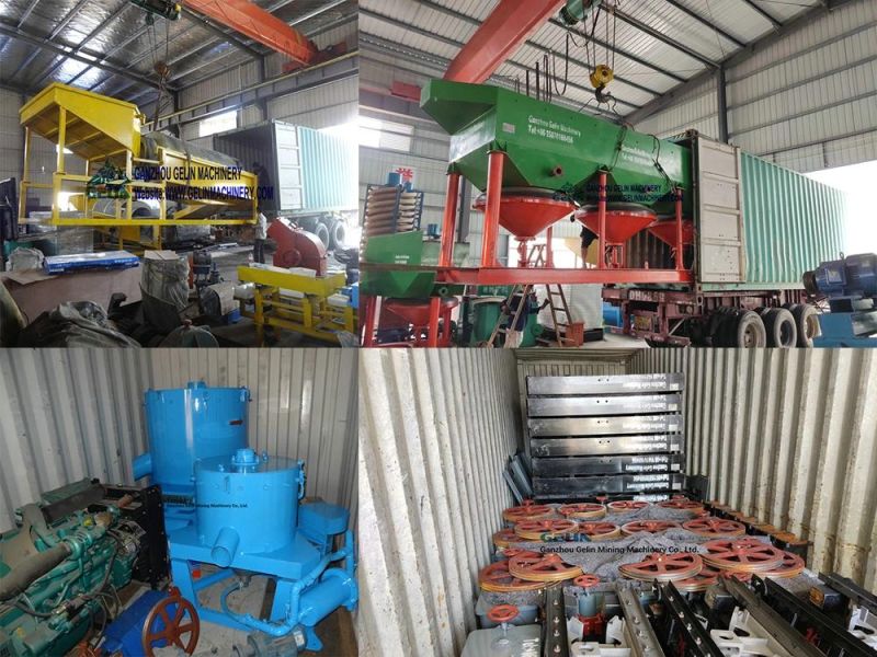 Mini Mobile Type Gold Rotary Trommel Washing Plant