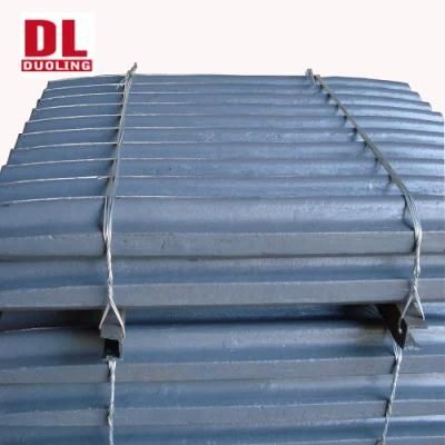 High Manganese Rock Crusher Parts Mn13cr2 Jaw Plates Jaw Crusher Parts