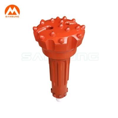 8splines DHD350 5inch High Pressure Drilling Borehole Mining DTH Bit with Footvalve