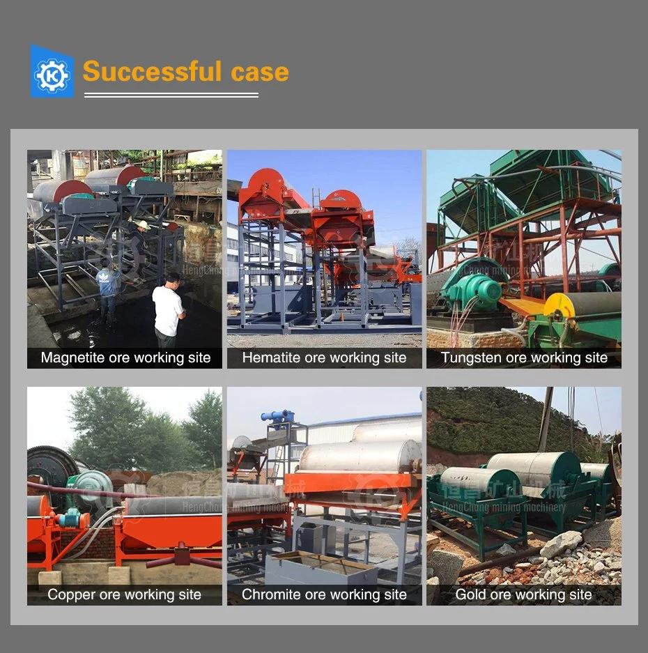 Wet High Intensity Drum Separator Magnetic for Red Ore/ Chrome/ Manganese/ Titanium Ore/ Wolframite Separator