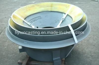 High Manganese Mantle Concave Liner Apply to Cone Crusher Telsmith Wear Parts T300 T400 ...