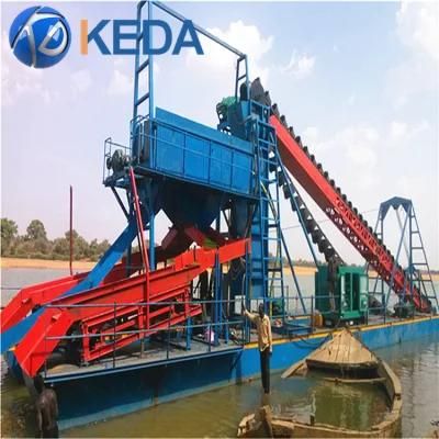 Chain Bucket Gold Mining Dredger Gold Dredging Mining Machine Gold Dredge