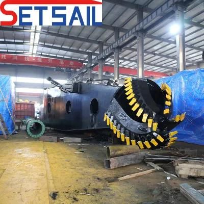 Weichai Diesel Engine Cutter Suction Sand Dredger with HDPE Pipe