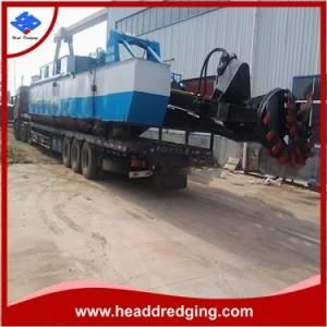 6 Inch Cutter Suction Dredger with 450 M3 Per Hour Work Capacity and 8 Inch Delivery HDPE ...