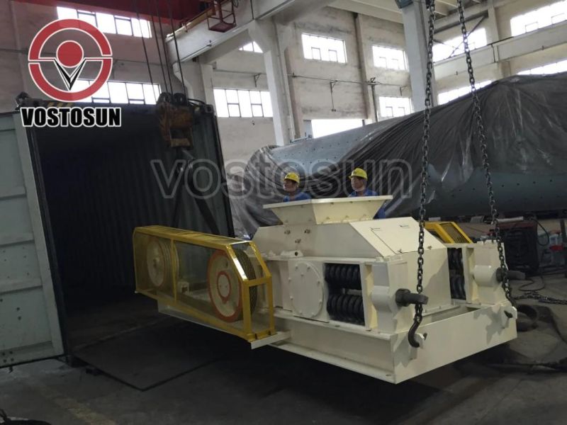 Professional Smooth Toothed Double Two Roller Stone Crusher for Sales