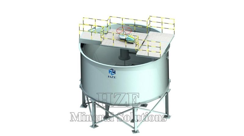 Barite Mining Processing Plant High-rate Thickener with High Density Thickening