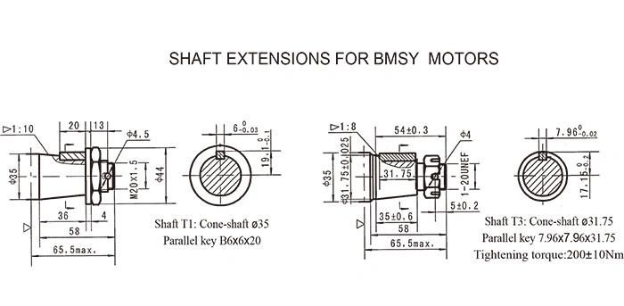 Oms315 / BMS315 / Ms315 Hydraulic Orbit Motor