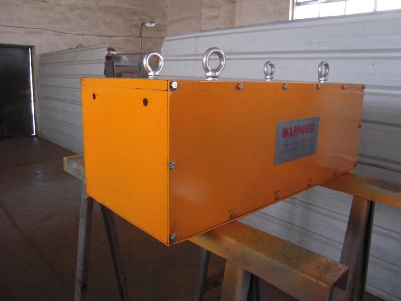 Iron Remova Magnetic Plates Above Conveyor Permanent Plate Magnetic Separator Manufacturer