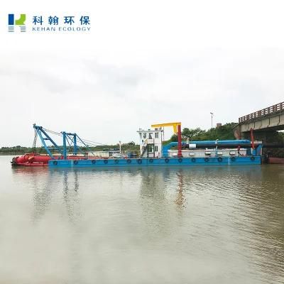 Construction Material Dredging From River Cutter Suction Dredger