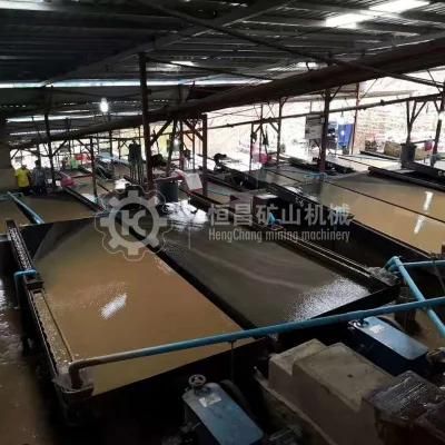 Zimbabwe 750tpd Gold Washing Plant Alluvial Gold Concentrator Table