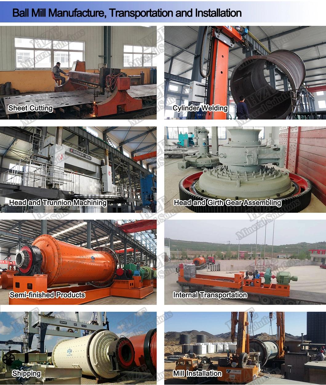 Mining Equipment Silica Ore Grate Ball Mill of Mineral Processing Plant