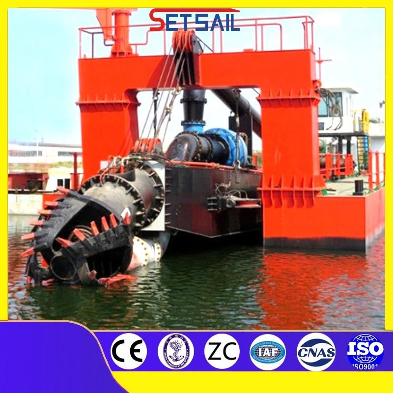 Rexroth Hydraulic 8 Inch Cutter Suction Dredger with Underwater Mud Pump