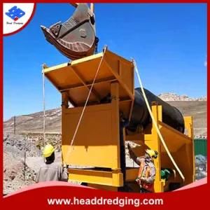 China Mobile 100tph Gold Refining Machine/Gold Mining Equipment
