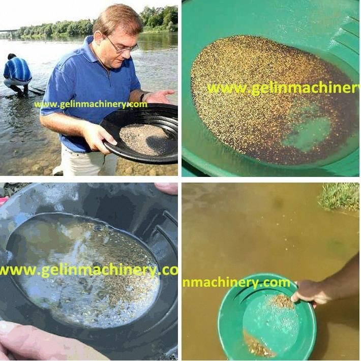 Gold Wash Panning Equipment Hand Shaking River Sand Washing Pan