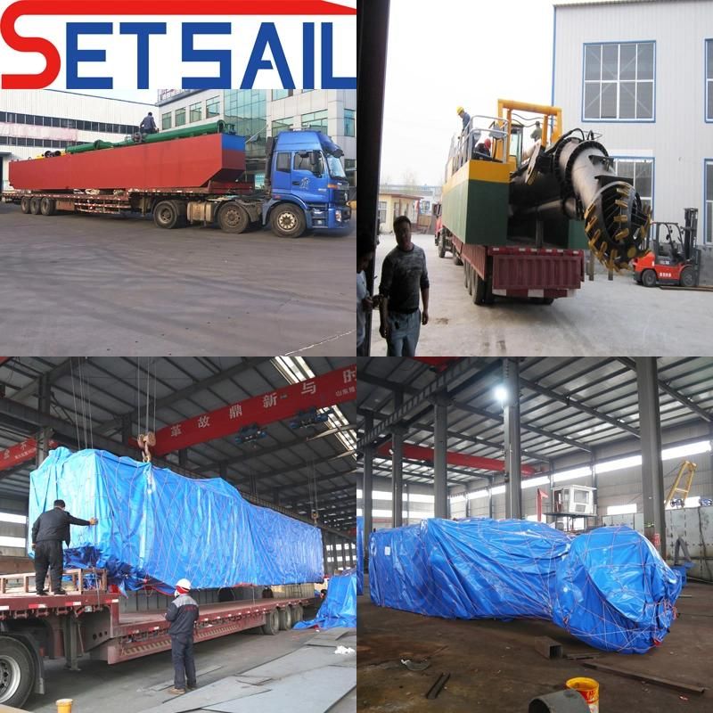 Diesel Engine Water Flow 7000m3 Cutter Suction Dredger for Nigeria