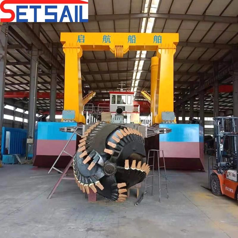 China New Underwater Pump Cutter Suction Mud Dredger with Hydraulic