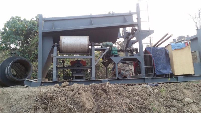 China Portable Mining Mobile Transportation Trommel for Alluvial Gold Ore