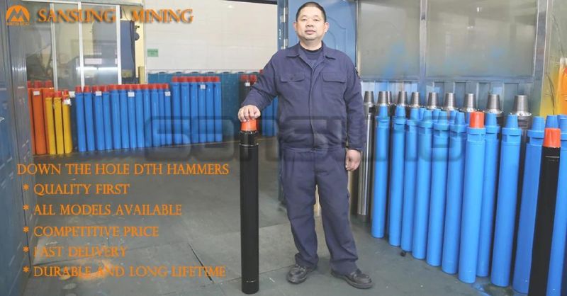 3" to 12" Bh140 Bh160 Bh190 High Air Pressure DTH Drilling Backhammer for Borewell Mining