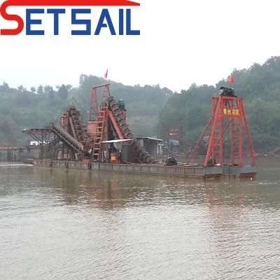 Gold and Diamond River Mining Dredger Used in River and Lake