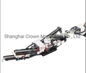 Hydraulic Crawler Mobile Cone Crusher with Diesel Remote Control for Construction/Road