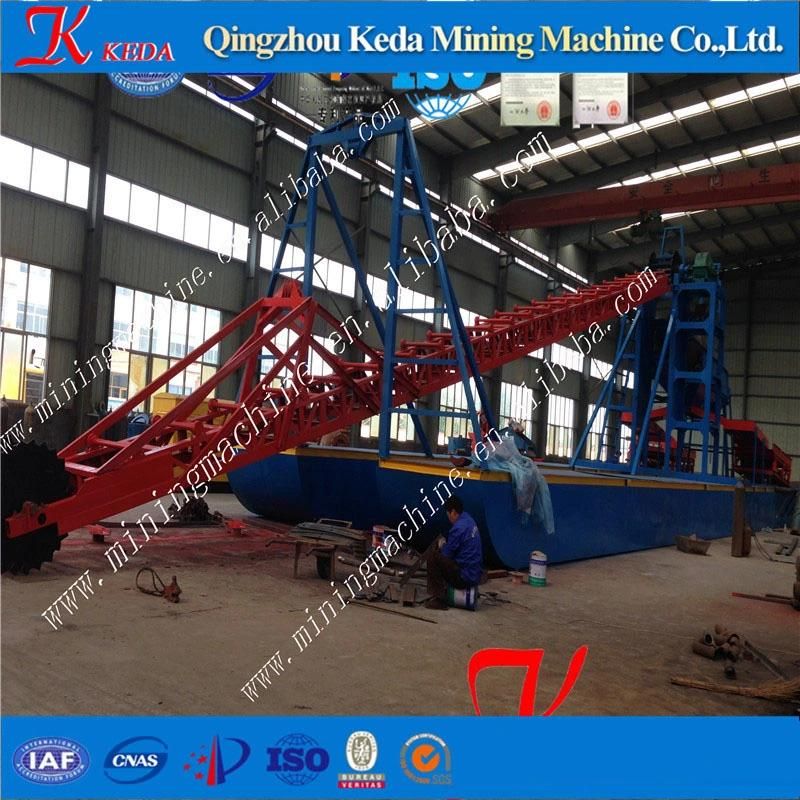 River Channel Mud Dredger Chain Gold Dredger