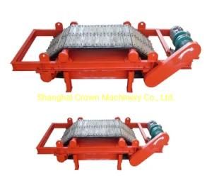 Auto Cleaning Iron Removing Permanent Magnetic Separator for Conveyor Belt