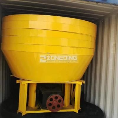 Gold Wet Mill Machine/Wet Pan Mill for Mineral Ore Grinding Supplier in Zhengzhou City