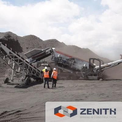 Zenith 50-850tph Mobile Cone Crusher Plant with ISO
