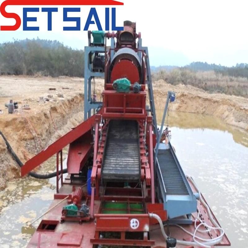 River Chain Bucket Mining Boat for Lake Gold and Diamond