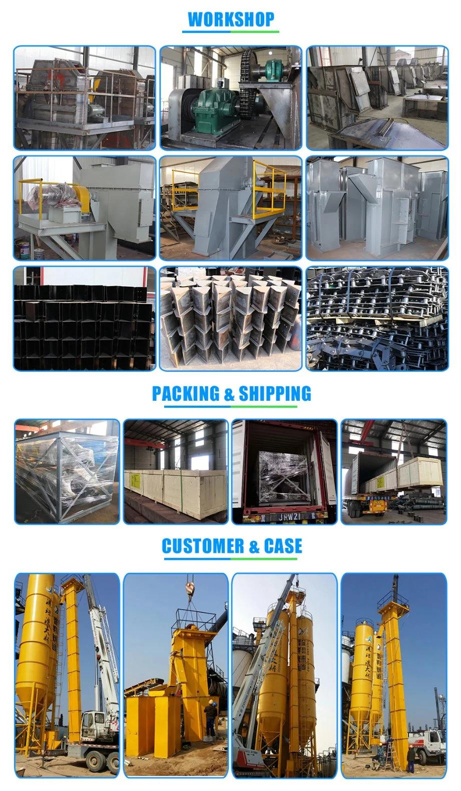 Chemical Bulk Powder Particle Material Handling Conveying Machine Stainless Steel Z Type Bucket Elevator