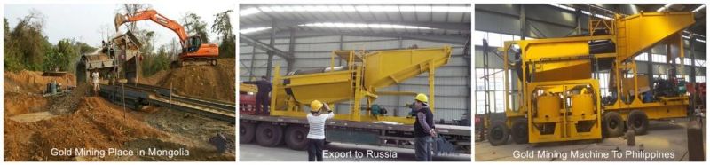 High Recovery Customized Alluvial Gold Diamond and Tin Mining Equipment Sale