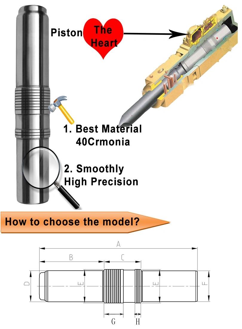 Hb30g Hydraulic Breaker Front Head and Back Head