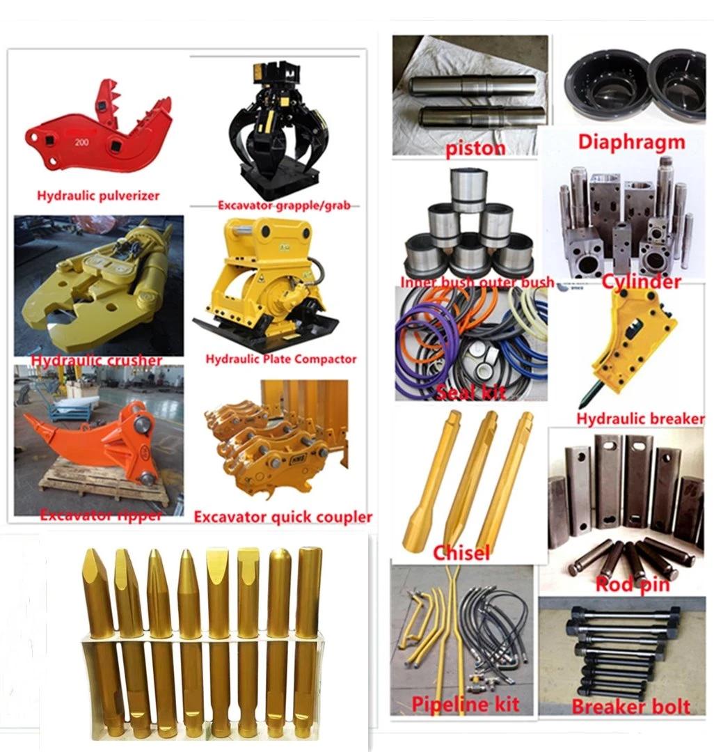 Excavator Spare Parts Hammer Drill Rod Hydraulic Breaker Chisel for Crane Construction Machine Mining