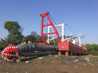 High Efficiency 6000m3/H CSD600 China Cutter Suction Dredger Machine Price