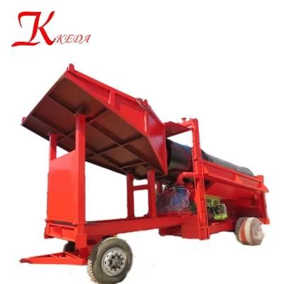 Portable Gold Trommel for Alluvial Gold Mining Machine