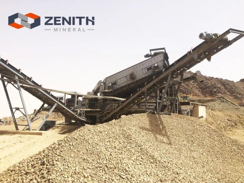 Complete Portable Gold Mining Equipment Rock Crushing Plant Mobile Jaw Crusher Machine for The Stone