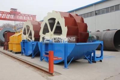 High-Efficiency High Capacity Dual Wheel Sand Washing Machine with Dewatering System